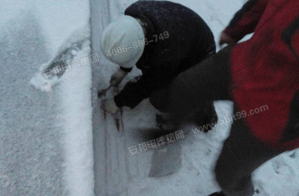 天溝融雪電伴熱帶安裝圖